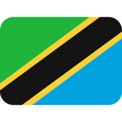 How emoji flag: Tanzania displayed on Twitter