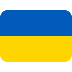 How emoji flag: Ukraine displayed on Twitter