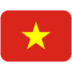 How emoji flag: Vietnam displayed on Twitter