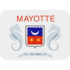 How emoji flag: Mayotte displayed on Twitter