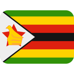 How emoji flag: Zimbabwe displayed on Twitter