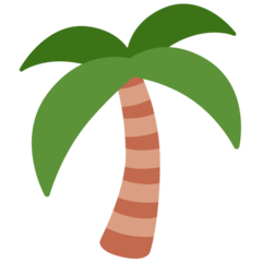 How emoji palm tree displayed on Twitter