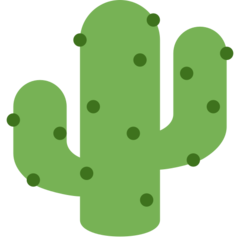 How emoji cactus displayed on Twitter