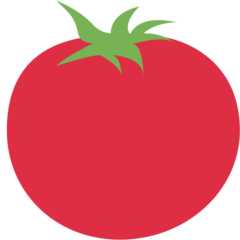 How emoji tomato displayed on Twitter