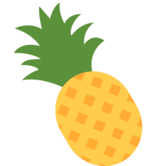 How emoji pineapple displayed on Twitter