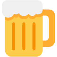 How emoji beer mug displayed on Twitter