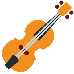 How emoji violin displayed on Twitter