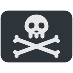 How emoji pirate flag displayed on Twitter