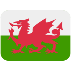 How emoji flag: Wales displayed on Twitter