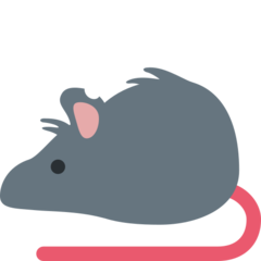 How emoji rat displayed on Twitter