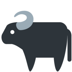 How emoji water buffalo displayed on Twitter