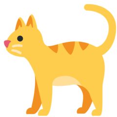 How emoji cat displayed on Twitter