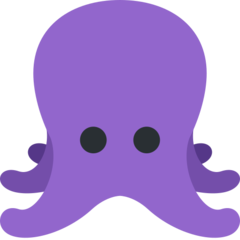 How emoji octopus displayed on Twitter