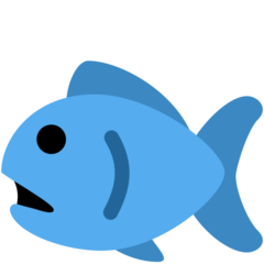 How emoji fish displayed on Twitter