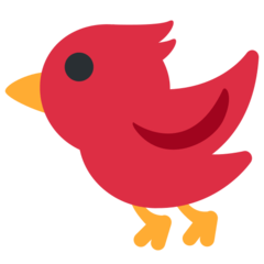 How emoji bird displayed on Twitter