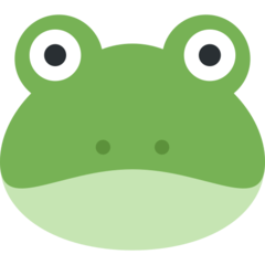 How emoji frog displayed on Twitter