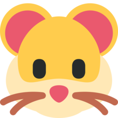 How emoji hamster displayed on Twitter