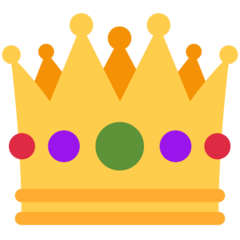 How emoji crown displayed on Twitter