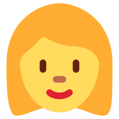 How emoji woman displayed on Twitter