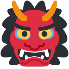 How emoji ogre displayed on Twitter