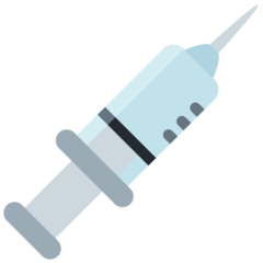 How emoji syringe displayed on Twitter