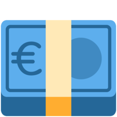 How emoji euro banknote displayed on Twitter