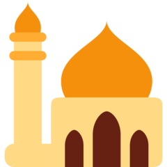 How emoji mosque displayed on Twitter