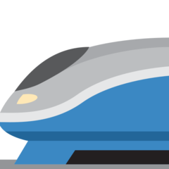 How emoji high-speed train displayed on Twitter