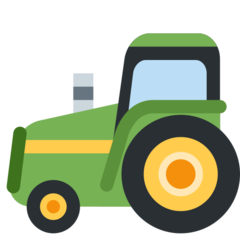 How emoji tractor displayed on Twitter