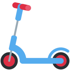 How emoji kick scooter displayed on Twitter