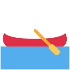 How emoji canoe displayed on Twitter