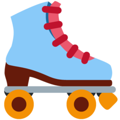 How emoji roller skate displayed on Twitter