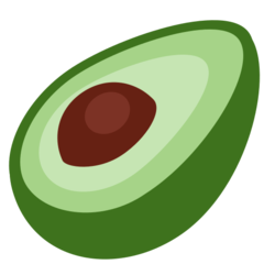 How emoji avocado displayed on Twitter