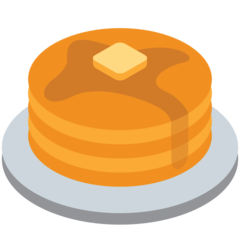 How emoji pancakes displayed on Twitter