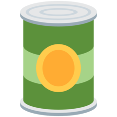 How emoji canned food displayed on Twitter