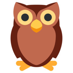 How emoji owl displayed on Twitter