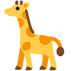 How emoji giraffe displayed on Twitter