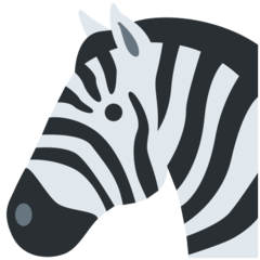 How emoji zebra displayed on Twitter