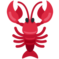 How emoji lobster displayed on Twitter