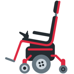 How emoji motorized wheelchair displayed on Twitter