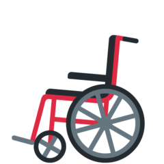 How emoji manual wheelchair displayed on Twitter