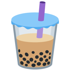 How emoji bubble tea displayed on Twitter