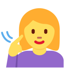 How emoji deaf woman displayed on Twitter