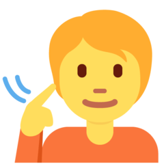 How emoji deaf person displayed on Twitter