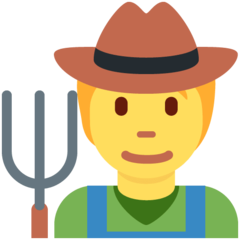 How emoji farmer displayed on Twitter