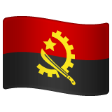 How emoji flag: Angola displayed on WhatsApp