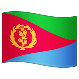 How emoji flag: Eritrea displayed on WhatsApp