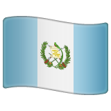 How emoji flag: Guatemala displayed on WhatsApp