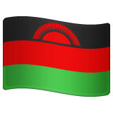 How emoji flag: Malawi displayed on WhatsApp