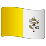 How emoji flag: Vatican City displayed on WhatsApp